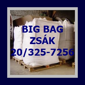 Használt és új big bag zsák, jumbó zsák eladó