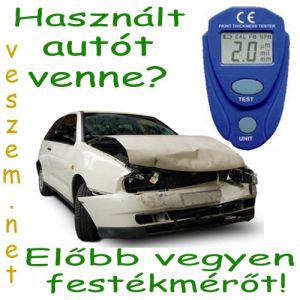 Autós festékréteg mérő