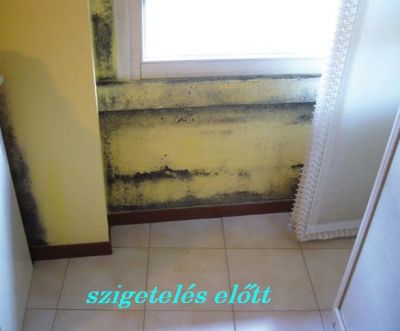 vizes, salétromos épület szigetelése