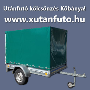 Utánfutó kölcsönzés Budapest!