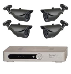 4 kamerás megfigyelő szett  