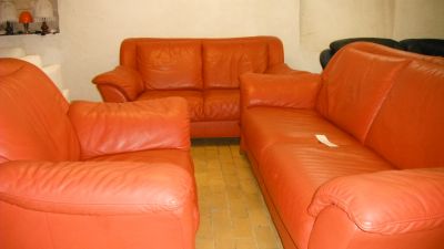 Gyönyörű valódi bőr ülőgarnitúrák! Ingyenes szállítás!