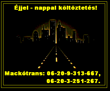 Non - Stop költöztetés