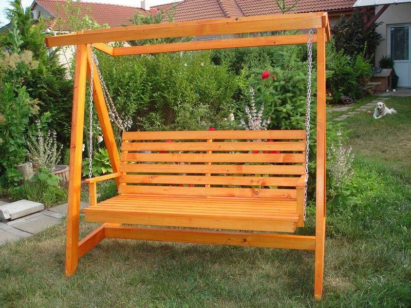 Masszív, jó minőségű, fa hintaágy eladó