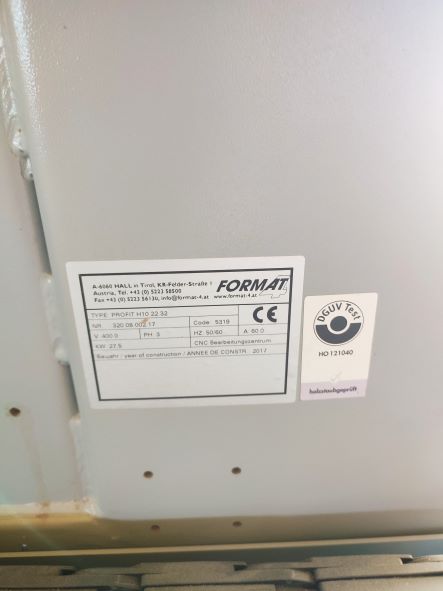 Eladó Felder FORMAT4 H10 CNC megmunkáló központ