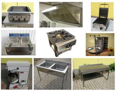 Mosogató munkaasztal dagasztó gyros fritőz használt