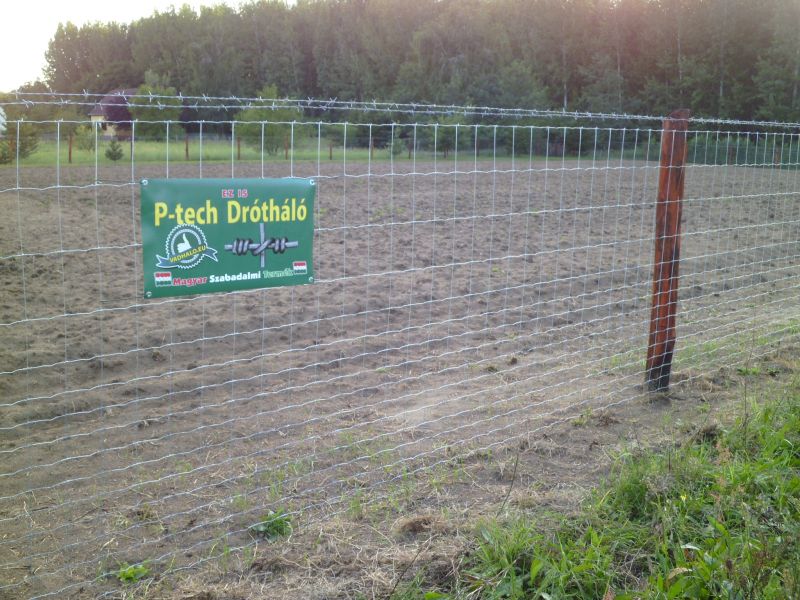 Vadháló,drótfonat,kerités,fa oszlop,épités