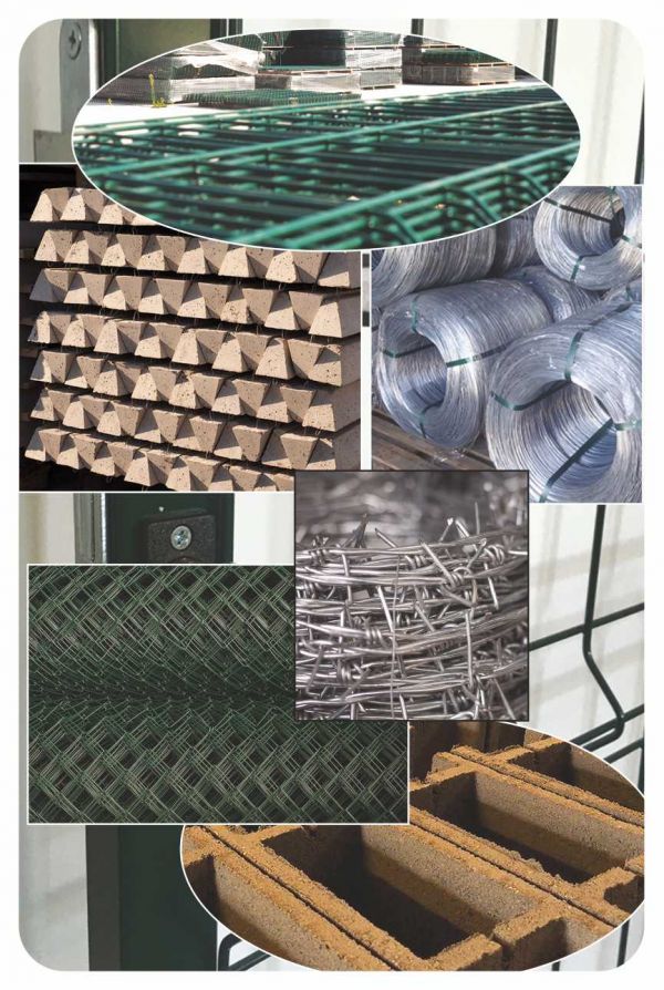 Vadháló, drótfonat, kerités, fa oszlop