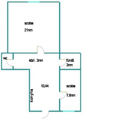 VII.ker. Damjanich utcában eladó 1,5 szobás, utcai lakás gépkocsi beállóval