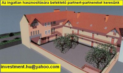 Frekventált helyen épült ingatlan hasznosítására befektető partnert-partnereket keresünk !