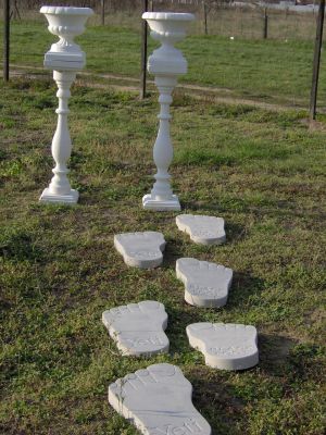 Műkő termék készités