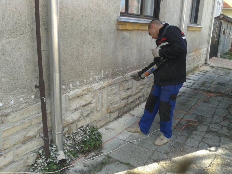 Vizes, nedves falak szigetelése utólagosan Alacsony ár! Debrecen