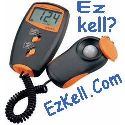 Fényerő lux mérő