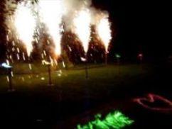 Tûzijáték és színes lángshow