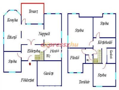 Eladó ház Veresegyházon, csendes, nyugodt helyen, aszfaltozott utcában! 