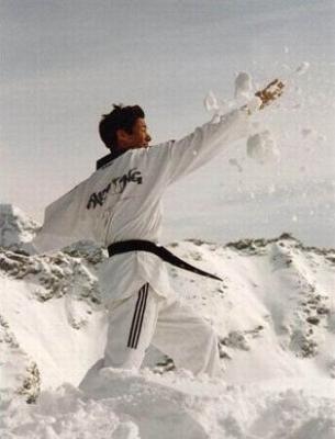 Önvédelem, Taekwondo edzések