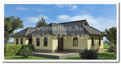 !! Dunakeszin új építésû egyszintes ikerház fél nagy telekkel eladó !!! 