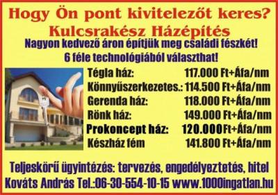 Kulcsrakész Házépítés