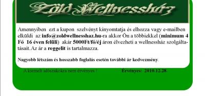 Wellness,akció,üdülés,hétvége
