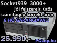 AMD 3000+ PC hosszú GARANCIÁVAL, postán is! Ne add alább!