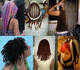 Afrofonás, raszta, mûraszta, hajhosszabbítás, lox..