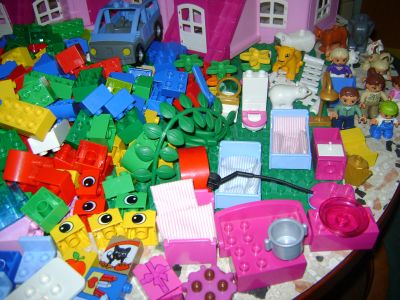 Lego duplo vegyesen 3 nagy doboz