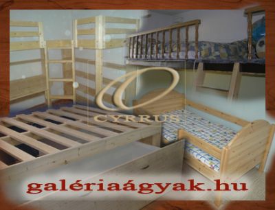 GALÉRIAÉPÍTÉS, MASSZÍV GALÉRIAÁGYAK - ORSZÁGOSAN, VÁLTOZATOS SZÍNEKBEN - WWW.GALERIA.HU