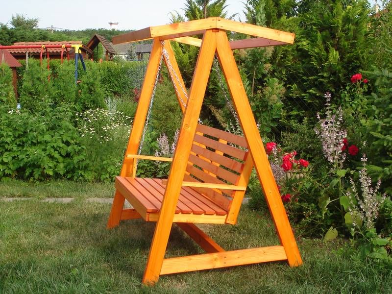 Masszív, jó minőségű, fa hintaágy eladó