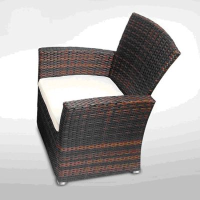 Új 4 részes elegáns poly rattan garnitúra (barna)