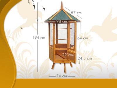 Új szabadtéri madár kalitka.