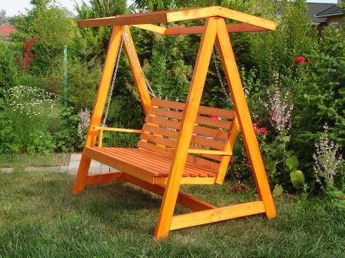 Masszív, jó minőségű, fa hintaágy eladó