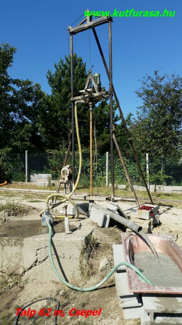 Kútfúrás, kútjavítás, kútakna készítés