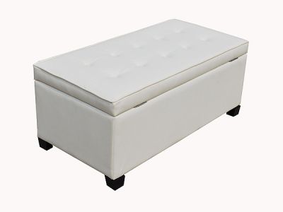 Új fehér láda 2 személyes ülőrésszel