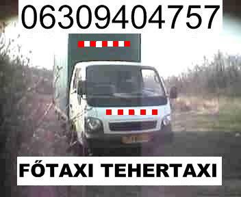FŐTAXI, költöztetők, bútorszállítók, tehertaxi, fuvarozók Bp. 06309404757