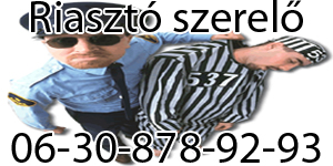 Riasztó szerelés, riasztó javítás, telepítés Budapesten 06 30 878 92 93