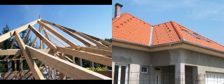 Ácsmunka, tetőszerkezet építés, tető javítás 