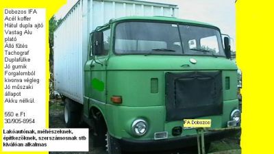 IFA Duplafülkés dobozos IFA eladó