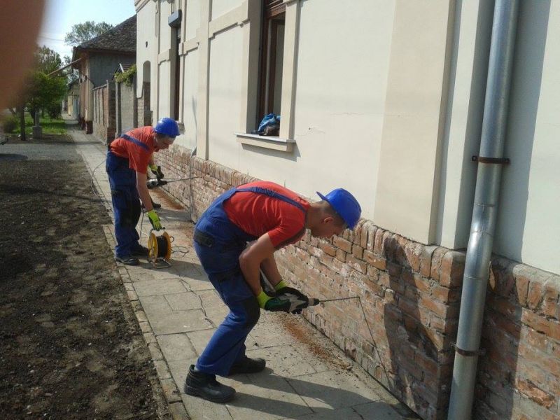 Vizes, nedves falak szigetelése utólagosan Alacsony ár! Debrecen
